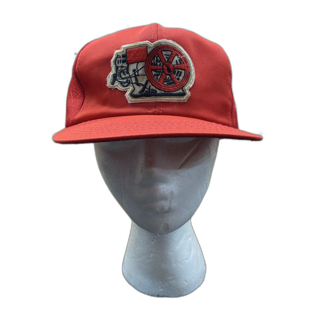 Young An Vintage SnapBack Hat Farmer Trucker Machinery